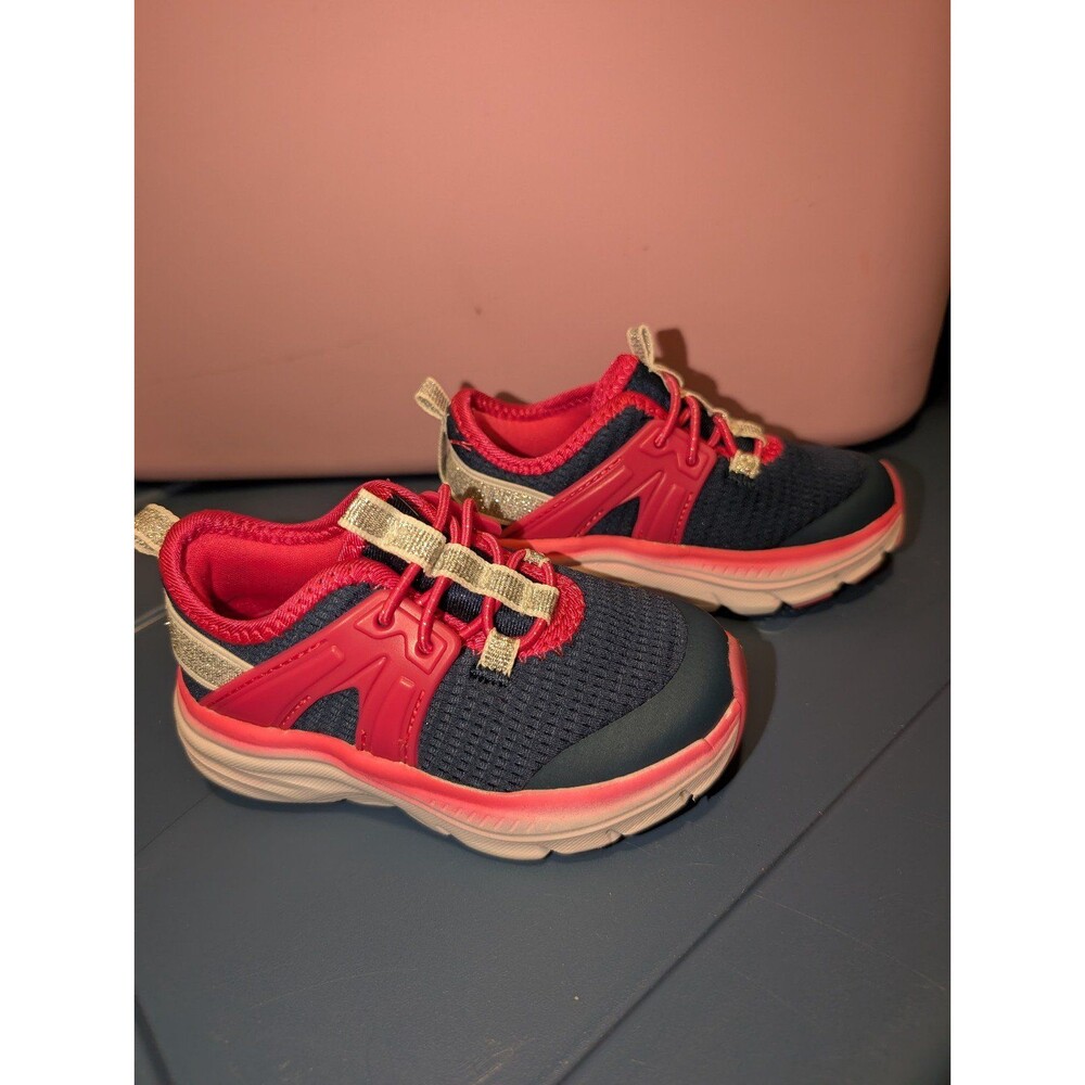 Athletic Works Girls Cage Knit Slip On Sneakers size 6 toddlers - Picture 3 of 5
